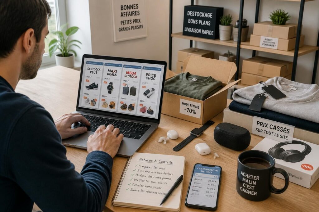 découvrez nos astuces incontournables pour réussir vos achats en ligne lors des ventes de bazar destockage et dénicher les meilleures affaires à petit prix.