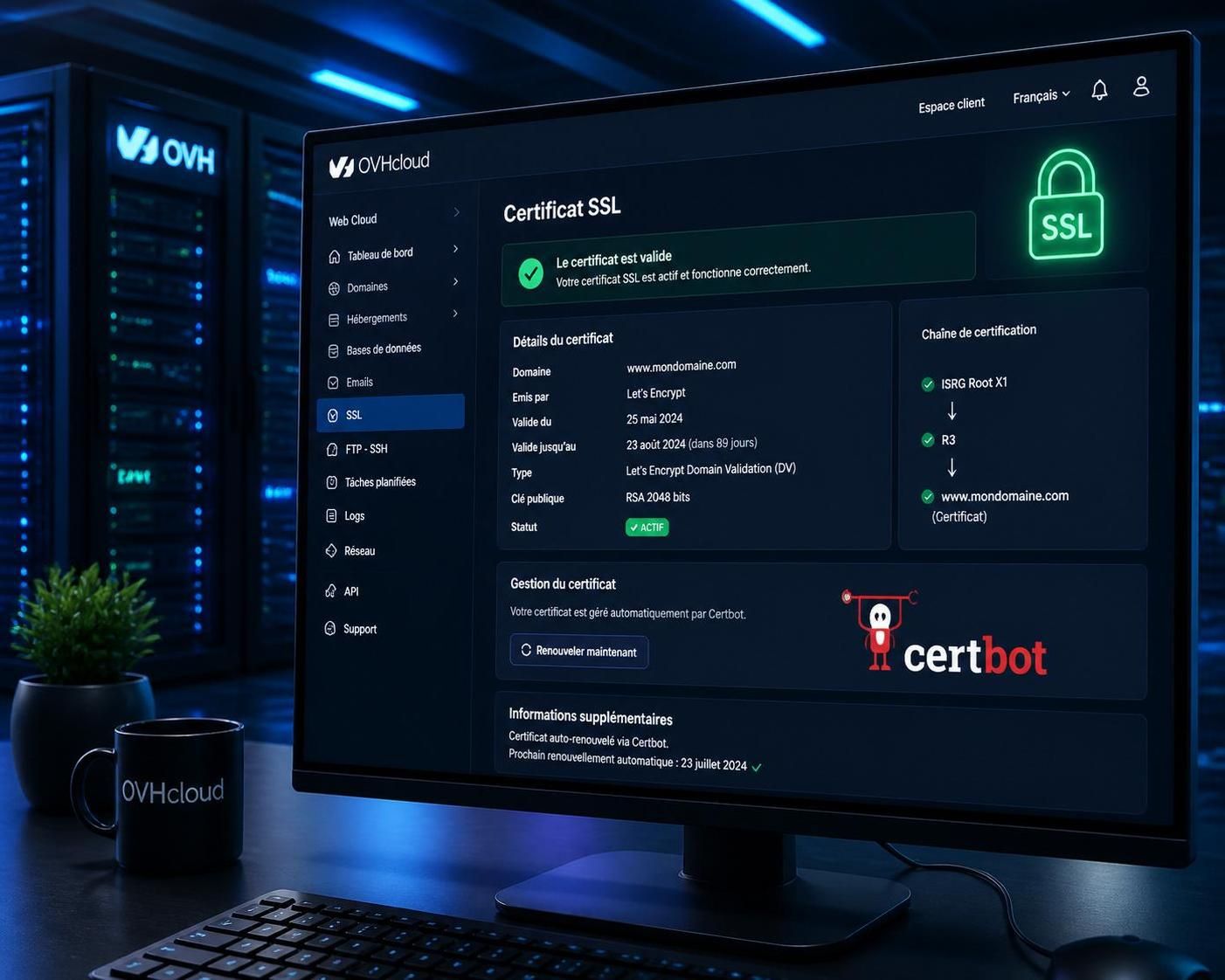 découvrez comment certbot ovh facilite la gestion des certificats ssl pour sécuriser votre site web simplement et efficacement.