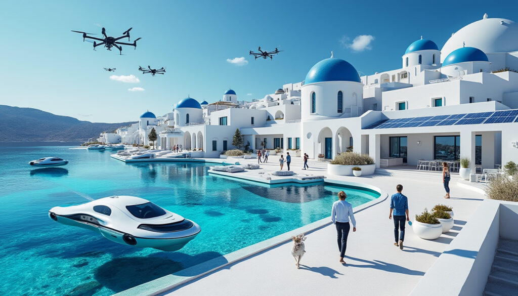 découvrez comment l'archipel des cyclades combine beauté naturelle et technologies innovantes pour séduire les voyageurs high-tech en quête d'expériences uniques et avant-gardistes.
