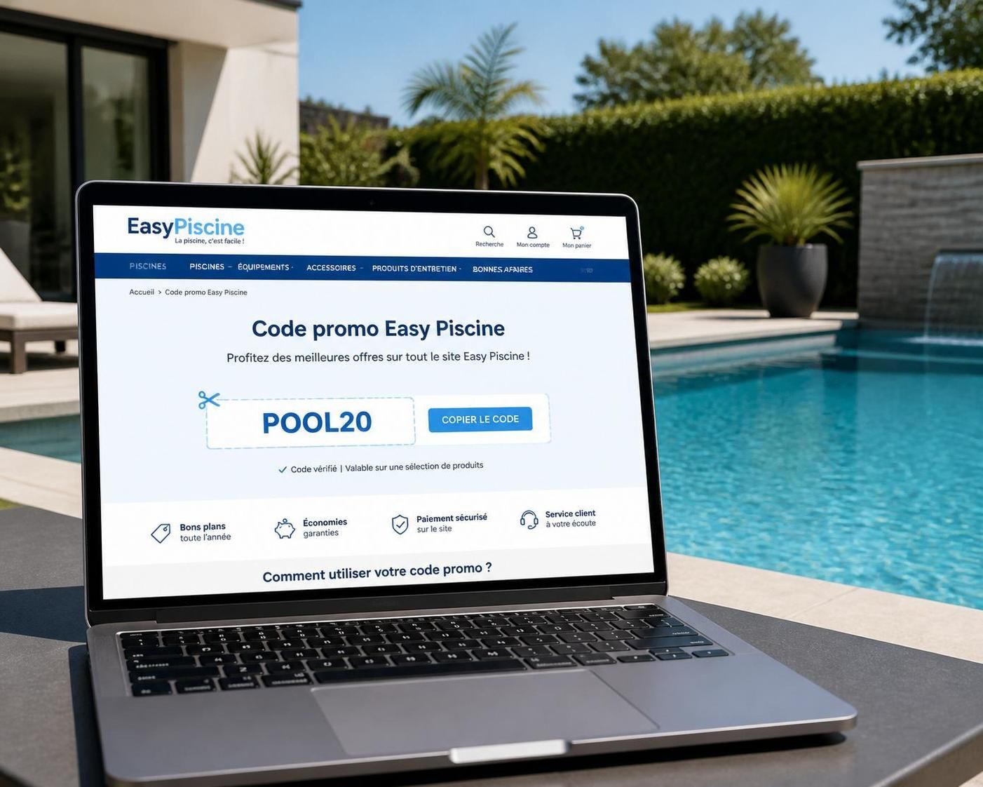 découvrez où trouver les meilleures offres et codes promo easy piscine du moment pour économiser sur vos achats de piscine et équipements.