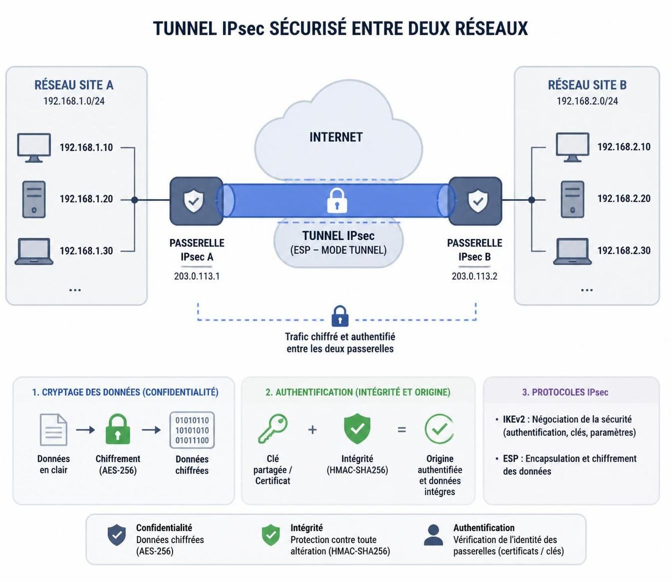 découvrez pourquoi le protocole ipsec demeure essentiel pour garantir la sécurité des réseaux modernes, en assurant confidentialité, intégrité et authentification des échanges.