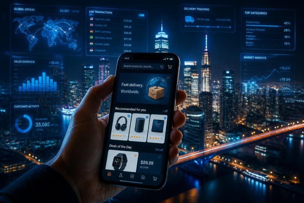 découvrez comment amazon et son partenaire révolutionnent le e-commerce mondial en innovant et en transformant les habitudes d'achat en ligne.