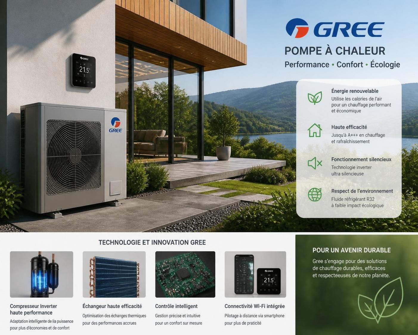 découvrez les dernières innovations des pompes à chaleur gree pour améliorer l’efficacité énergétique de votre habitat et réduire votre consommation d’énergie.