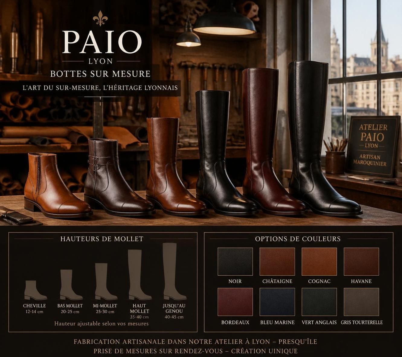 découvrez les avantages des bottes sur mesure pour un style unique et un confort exceptionnel, alliant élégance personnalisée et bien-être au quotidien.