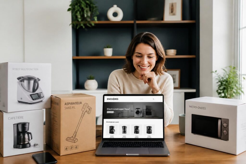 découvrez comment participer aux enchères d'électroménager neuf en ligne et dénichez les meilleures affaires en toute sécurité grâce à nos conseils pratiques.