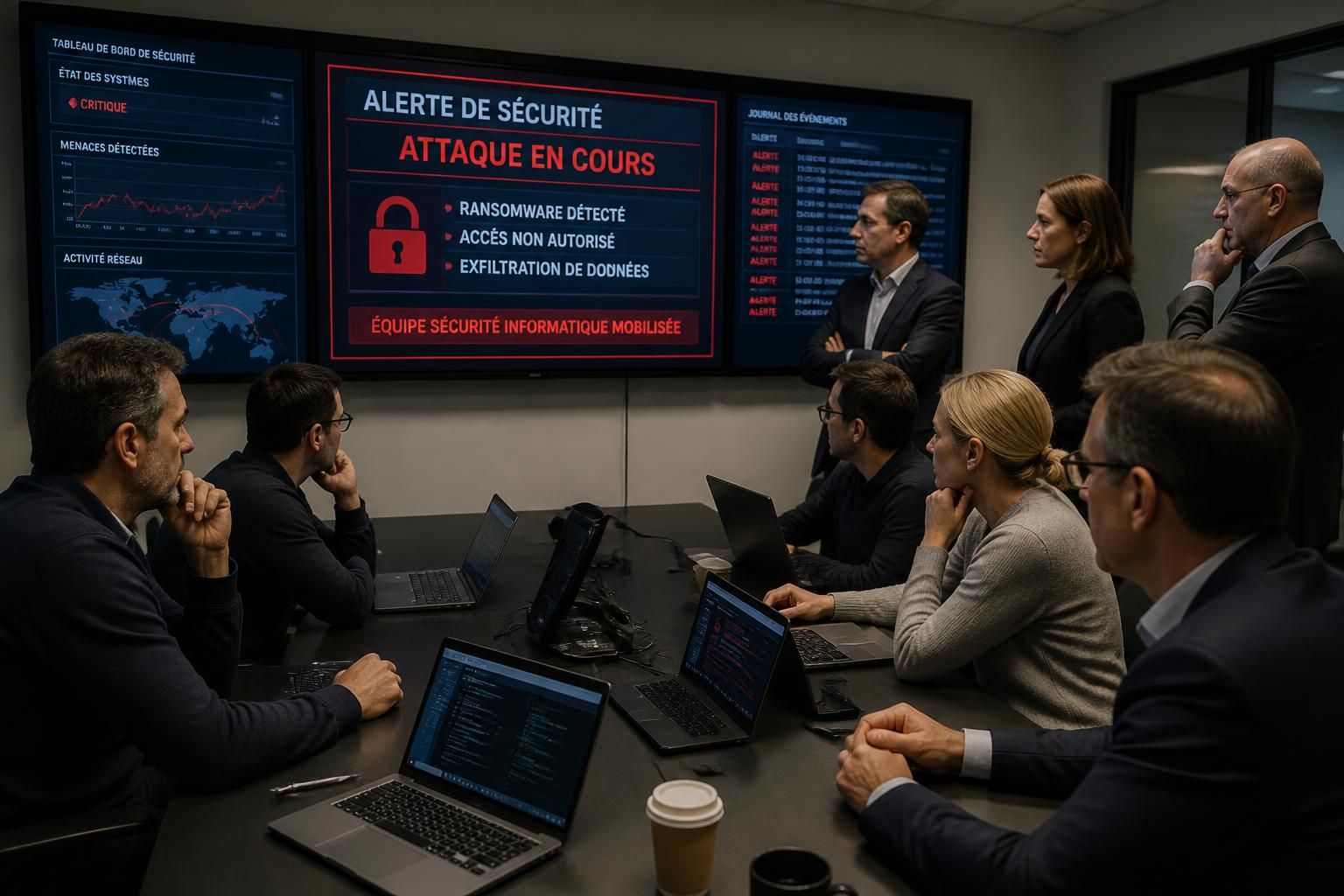 découvrez comment les entreprises font face à une cyberattaque en cours et quelles stratégies elles adoptent pour protéger leurs données et infrastructures contre cette menace immédiate.