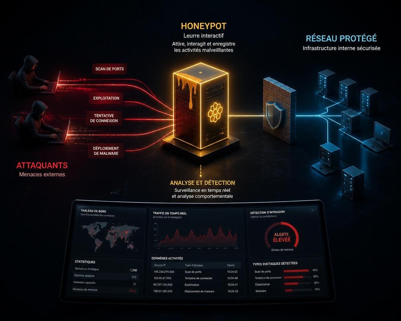 découvrez comment la technique du honeypot permet de piéger et neutraliser les cyberattaques les plus sophistiquées, renforçant ainsi la sécurité informatique.